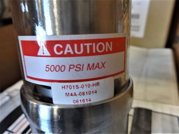Hedland 5000 PSI In-line Liquid Flow Meter H701S-010-HR