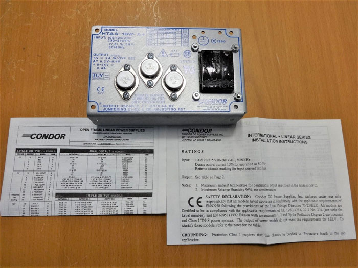 CONDOR POWER SUPPLY H7AA-16W-A+