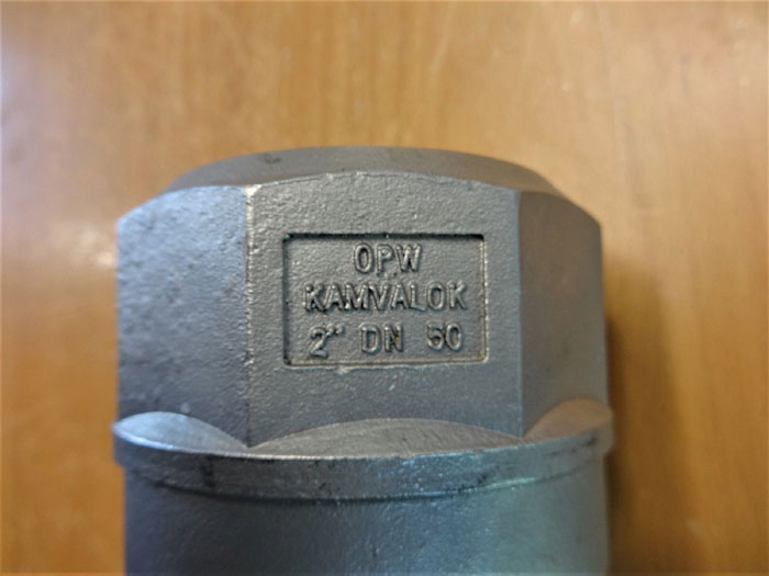 OPW 2" Kamvalok Adapter 1600AN Series, Stainless Steel, 1672AN