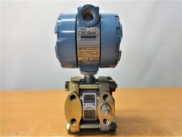 ROSEMOUNT 1151 SMART ALPHALINE PRESSURE TRANSMITTER 1151AP6S22B1M1K5