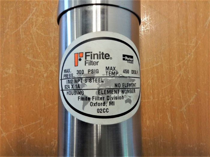 PARKER FINITE FILTER S2A X 1A STAINLESS STEEL 1/2"