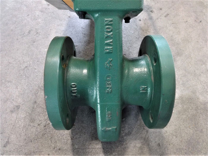 MAXON 3" 150# FLANGED WCB REFINERY GAS SHUT OFF VALVE 300CMM12-BB22-BA*1A0