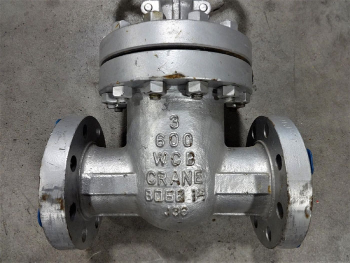 CRANE 3" 600# WCB GATE VALVE, FIG. 76 XUF