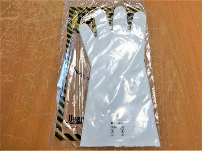 ANSELL 02-100 BARRIER CHEMICAL RESISTANT GLOVES - SIZE 10 - LOT OF (36) PAIRS