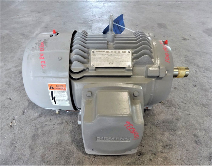 SIEMENS SEVERE DUTY 7.5 HP MOTOR, TYPE SD100 IEEE, PART# 1LE24212AA112AB3-Z