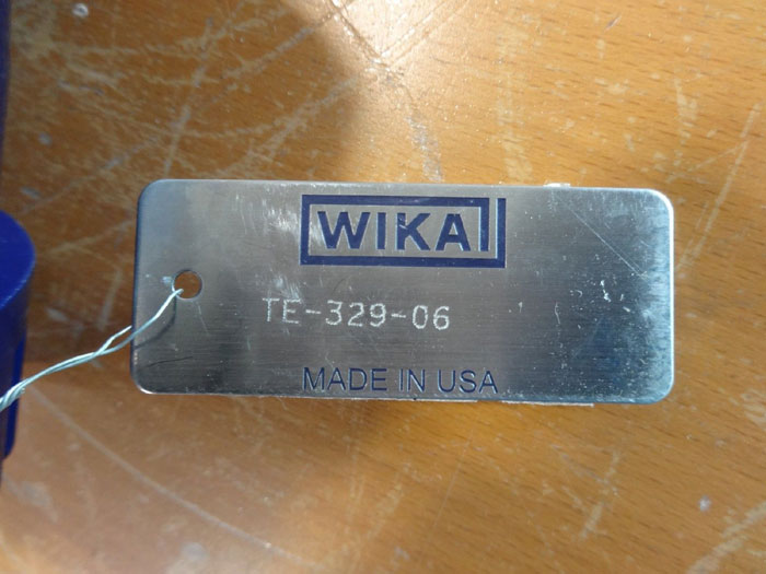 WIKA RTD TEMPERATURE ASSEMBLY W/ 1" 300# 316SS FLANGED WELL MODEL #ATX-2598-544