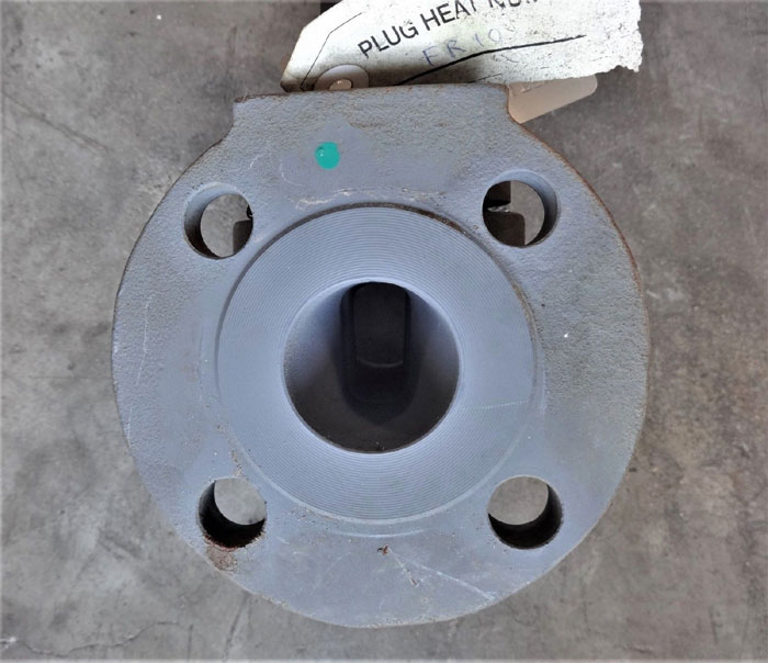 TUFLINE 1-1/2" 150# DUCTILE IRON 2-WAY PLUG VALVE 067  9W3320