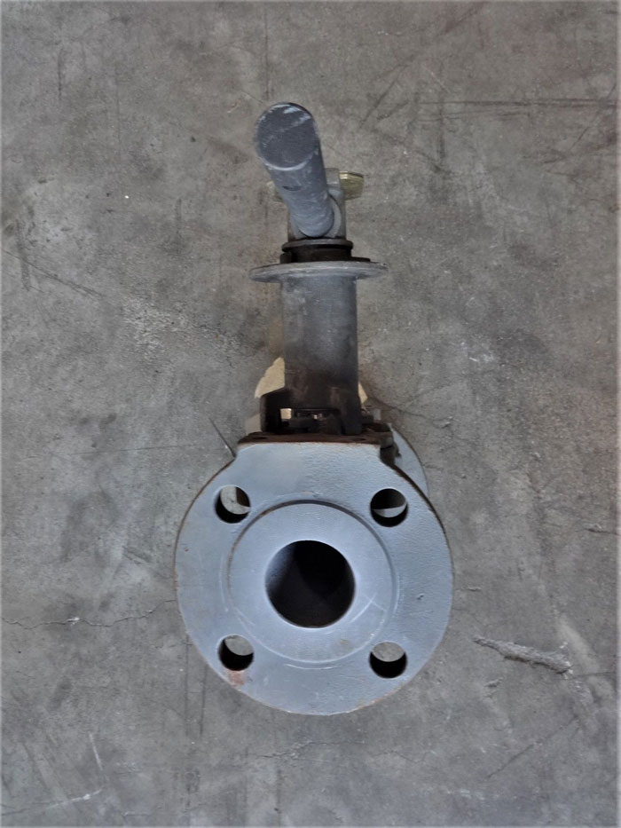 TUFLINE 1-1/2" 150# DUCTILE IRON 2-WAY PLUG VALVE 067  9W3320