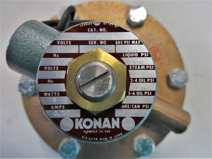 KONAN 1" BRONZE 2-WAY SOLENOID VALVE S211AF15N1FG9