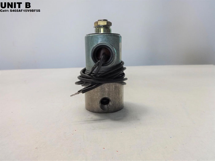 ITT 1/4" NPT STAINLESS STEEL SOLENOID VALVE S402AF16V9BF5S