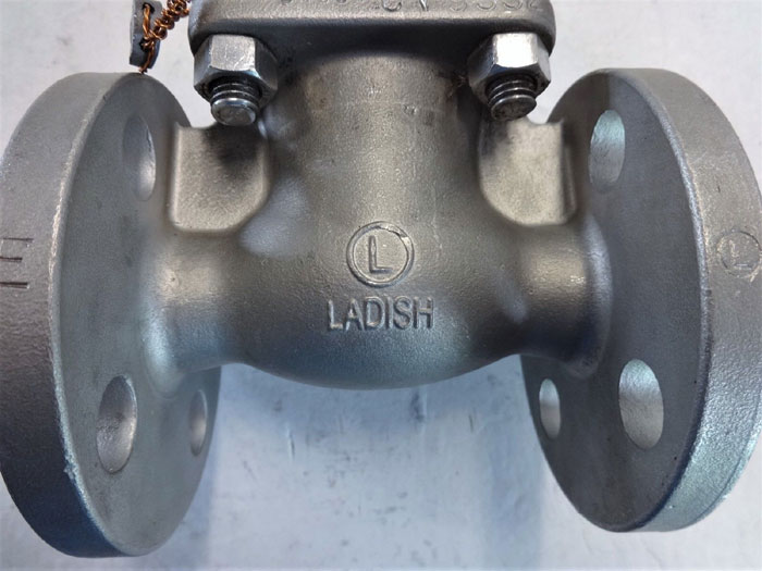 LADISH 3/4" FLANGED 150 CF8M SWING CHECK VALVE