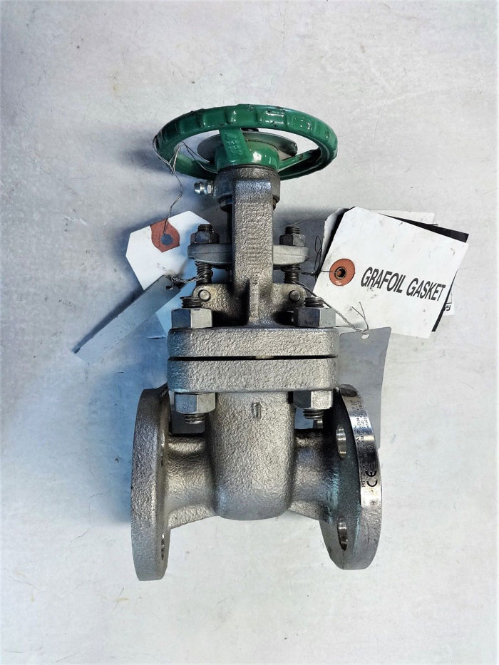 KITZ GATE VALVE 1/2" FLANGED 150# CF8M GATE VALVE, FIG# 150UMAM-GRF