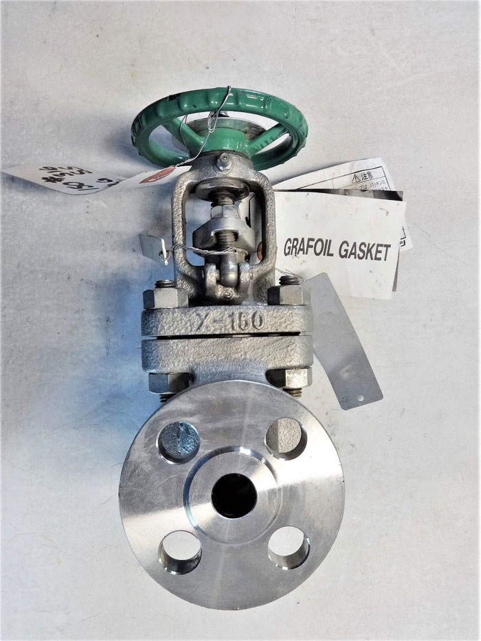 KITZ GATE VALVE 1/2" FLANGED 150# CF8M GATE VALVE, FIG# 150UMAM-GRF