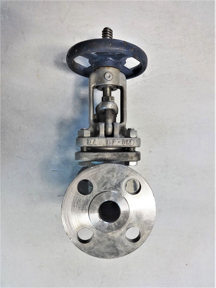 POWELL 3/4" 150# FLANGED CN7M CF8M GATE VALVE, FIG# 2495