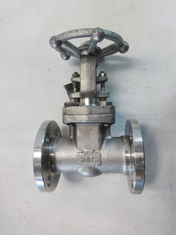 SMITH 1-1/2" FLANGED 150# STAINLESS STEEL GATE VALVE, FIG# 0815