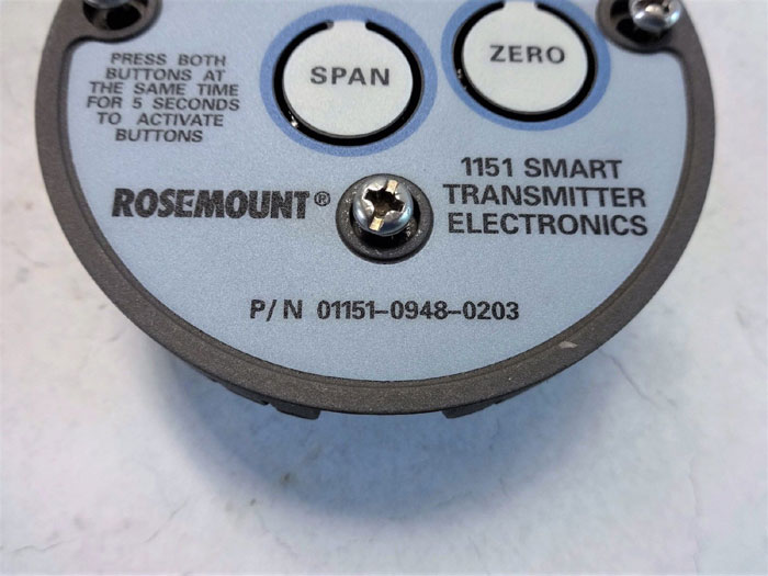 ROSEMOUNT 1151 SMART TRANSMITTER ELECTRONICS REPLACEMENT PART 01151-0948-0203