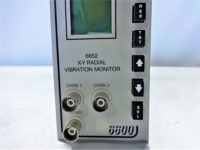 ENTEK 6600 SERIES X-Y RADIAL VIBRATION MONITOR #6652, ALLEN BRADLEY #EC6652
