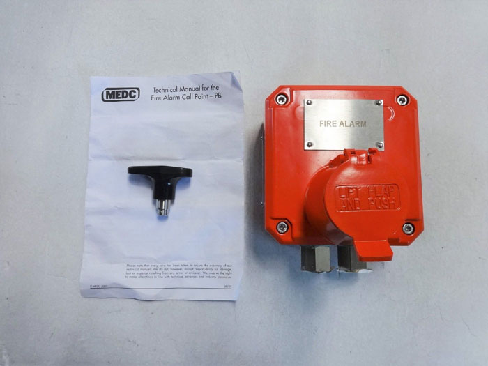 MEDC FIRE ALARM, MODEL# PBUL-R