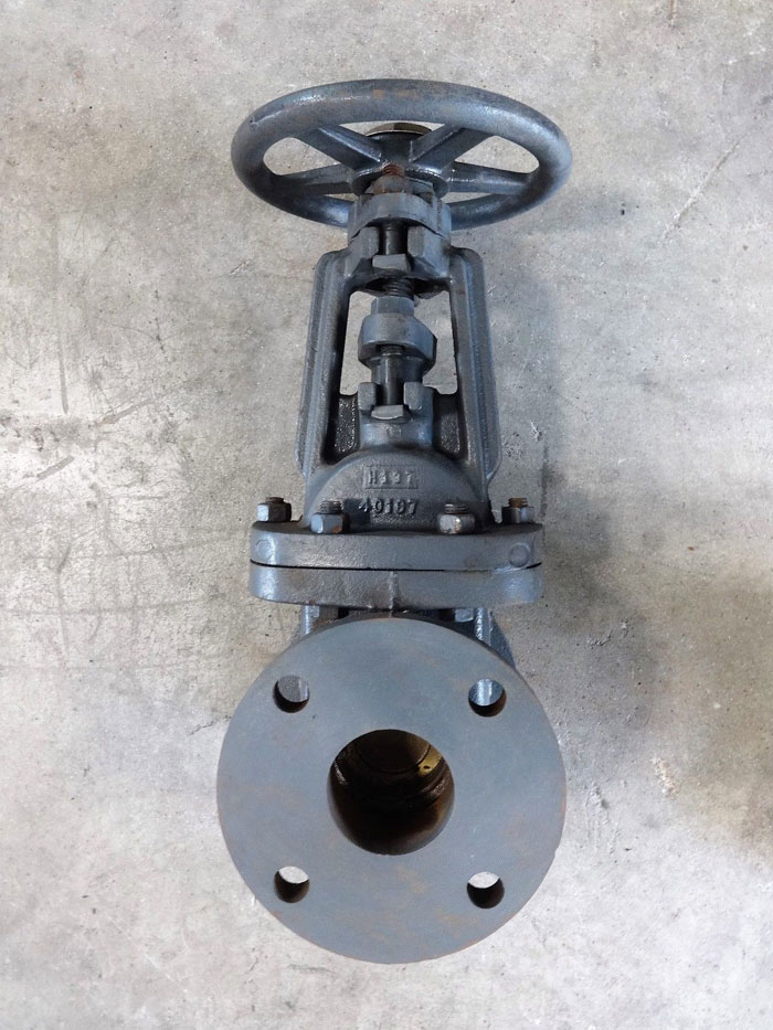 HAMMOND 2-1/2" 125# IBBM CAST IRON FLANGED GATE VALVE, 200 WOG, FIG# IR1140A