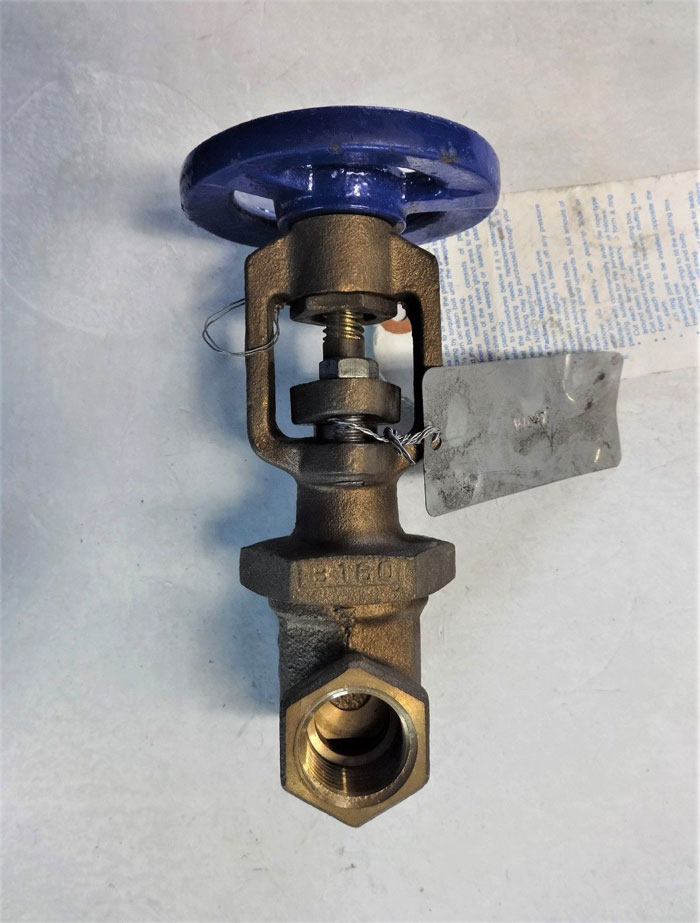 NIBCO 3/4" NPT FIRE MAIN GATE VALVE, BRONZE #T-104-0 - LOT OF (3)