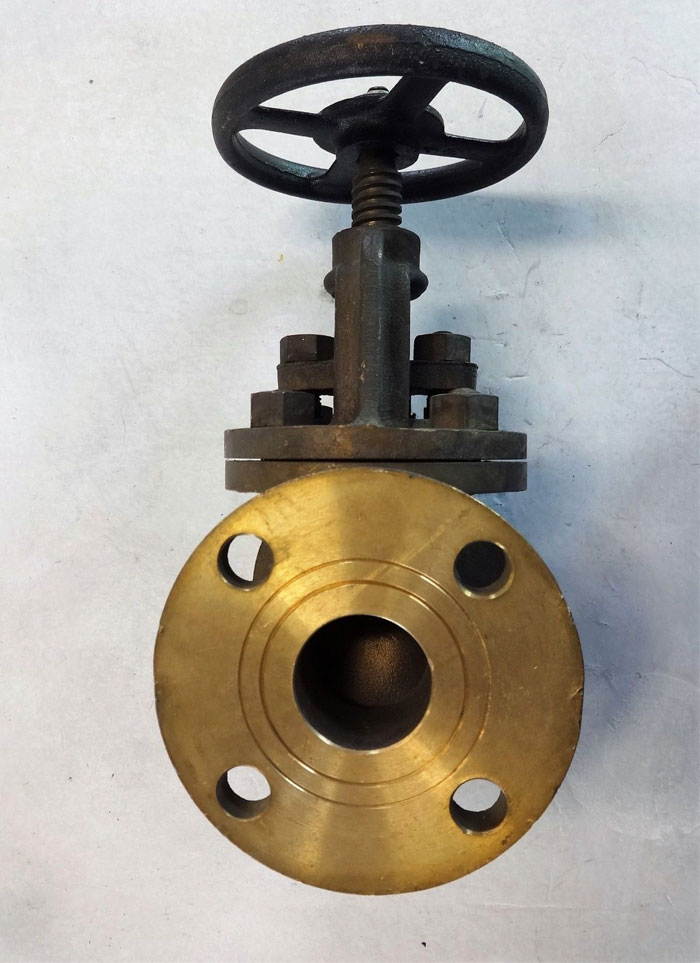 POWELL 1-1/2" 150# BRONZE FLANGED GLOBE VALVE