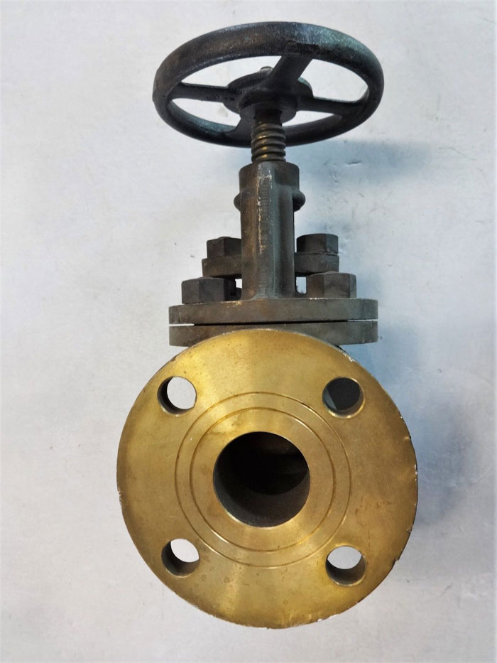 POWELL 1-1/2" 150# BRONZE FLANGED GLOBE VALVE