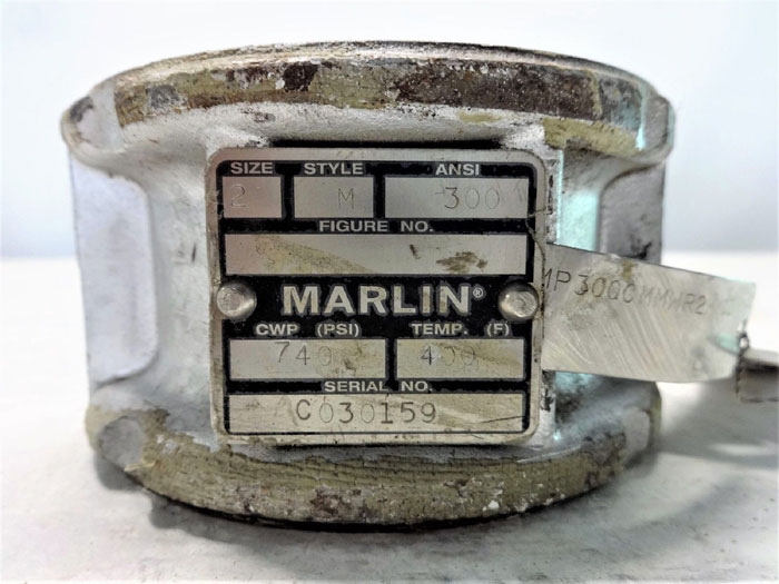 STOCKHAM MARLIN 2" 300# DOUBLE DISC WAFER CHECK VALVE, STYLE M