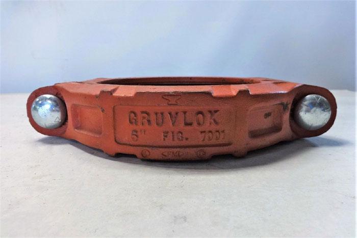 LOT OF COUPLINGS - VICTAULIC 4" STYLE 90, ZEROFLEX 12" STYLE 7, GRUVLOK 6" #7001