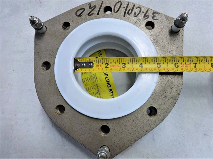 GARLOCK GYLON STYLE 21 EXPANSION JOINT, 4" X 2", PTFE BELLOWS