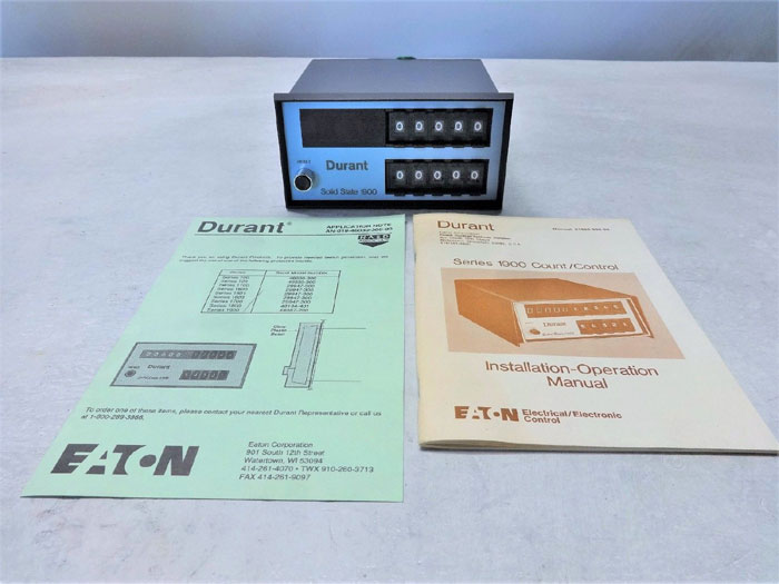 EATON DURANT SERIES 1900 SOLID STATE COUNTER 1900-512