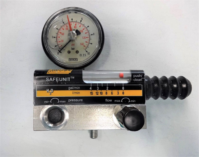 JOHN CRANE SAFEUNIT SFP-15-10 WATER FLOW & PRESSURE CONTROL MONITORING SYSTEM