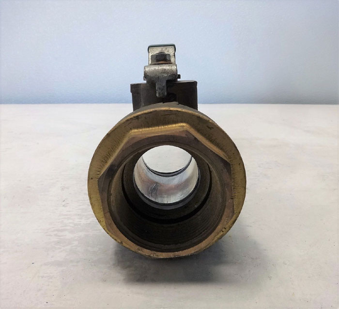 WATTS 2-1/2" NPT BRONZE BALL VALVE, 400 WOG