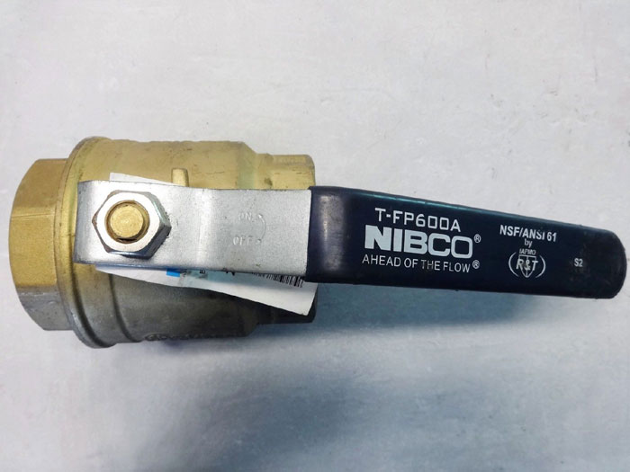 NIBCO 2-1/2" NPT FULL PORT BRASS VALVE TFP600A