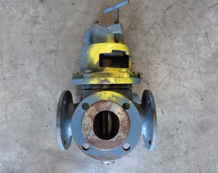 DEZURIK SARTELL 3" 4WAY PLUG VALVE, STYLE PFW, PART P419898R001