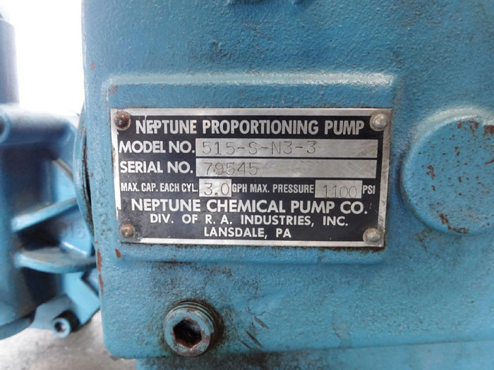 Neptune Proportioning Pump 515-S-N3-3