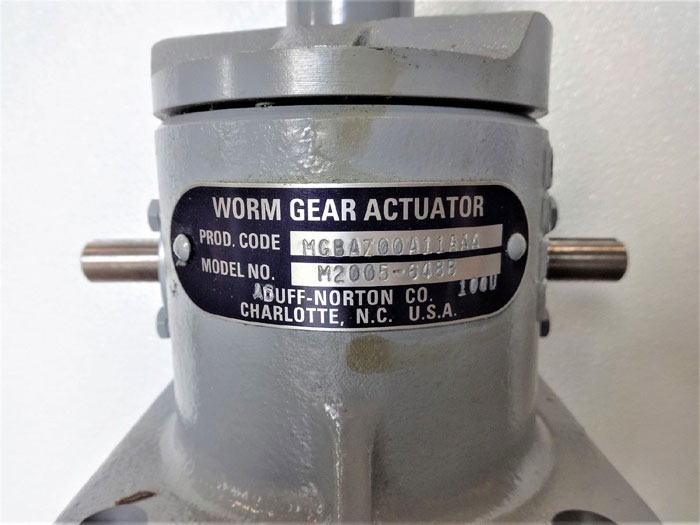 Duff Norton Worm Gear Actuator Product# MGBAZ00A11AAA, Model# M2005-648B