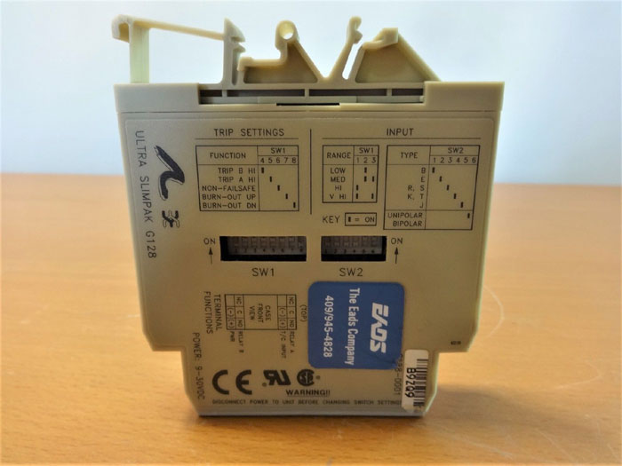 ACTION INSTRUMENTS ULTRA SLIMPAK G128 THERMOCOUPLE INPUT LIMIT ALARM G128-0001