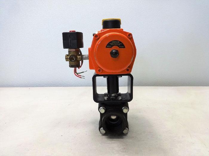 Worcester 1.5" NPT A105 Reduced Port Ball Valve 4446TSE & Bettis