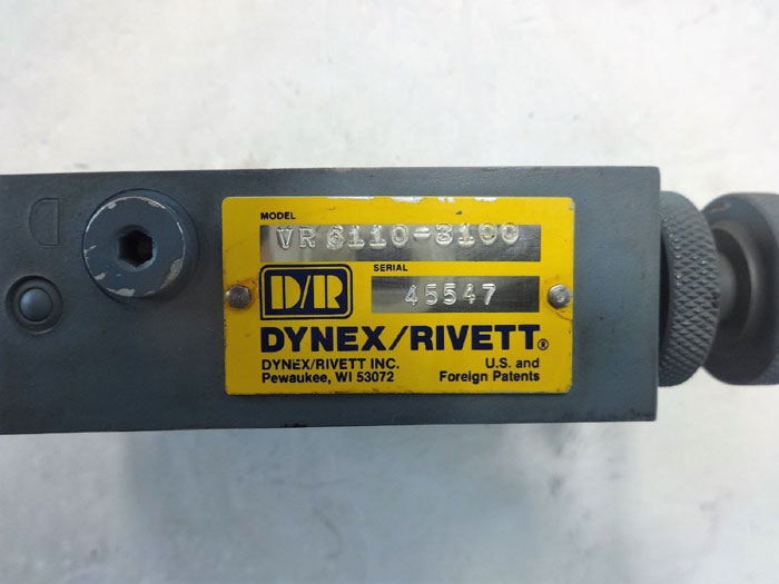 Dynex Rivett Valve VR6110-3100