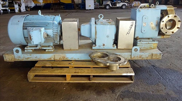 Waukesha Rotary Positive Displacement Pump, Model 320, Stainless (47384112)