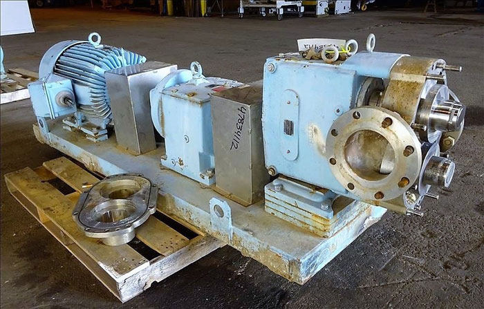 Waukesha Rotary Positive Displacement Pump, Model 320, Stainless (47384112)