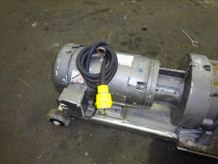 Waukesha 3" NPT Rotary Positive Displacement Pump Model 130 Stainless (47749011)