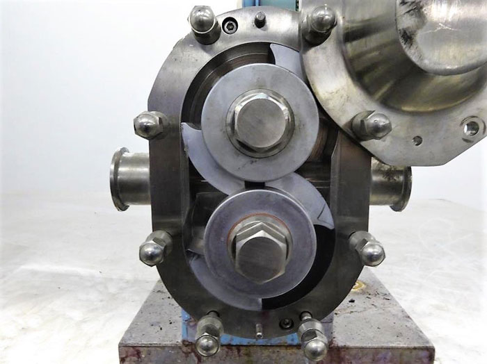 Waukesha Positive Displacement Pump, Model 030U2AP, 1.5" Tri-Clamp, Stainless