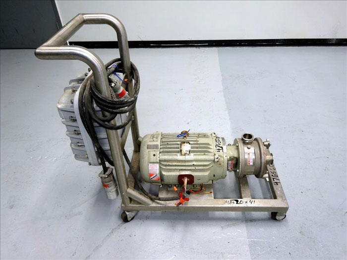 Fristam FZX Series Sanitary Liquid-Ring Pump, Model FZX150, 316 Stainless Steel