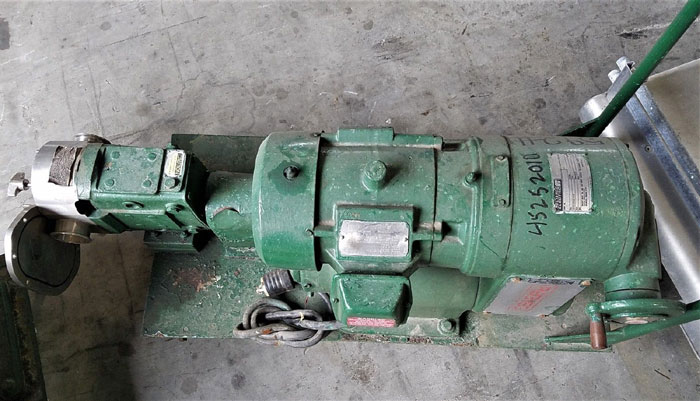 Waukesha CDL Rotary Positive Displacement Pump, Model 4050, Stainless Steel