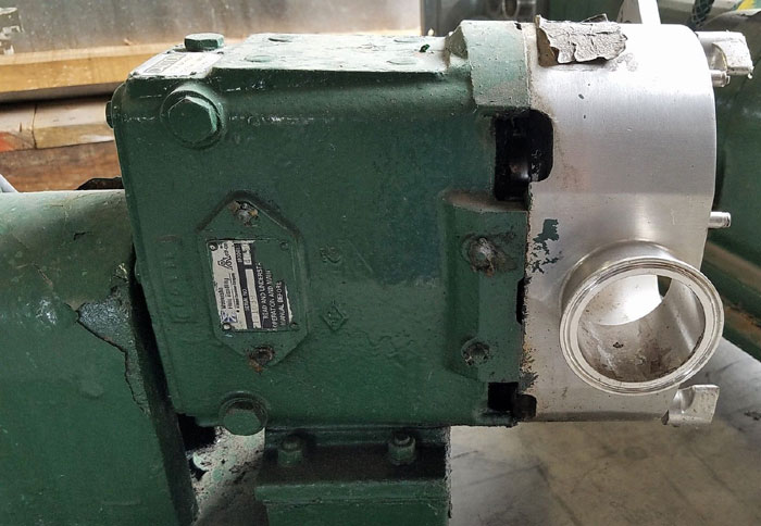 Waukesha CDL Rotary Positive Displacement Pump, Model 4050, Stainless Steel