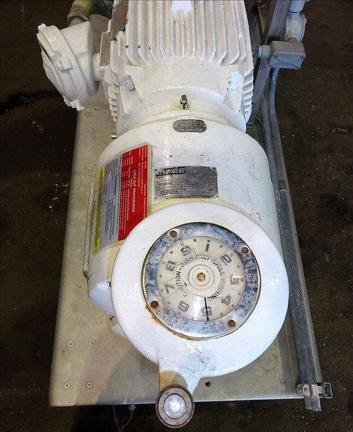 Waukesha Cherry Burrell Positive Displacement Pump, Model 130U, Stainless Steel