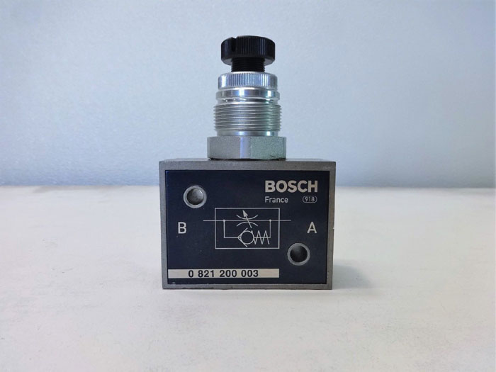 Rexroth & Bosch 1/2" NPT Inline Flow Control Valves 0821200003 **Lot of (2)**