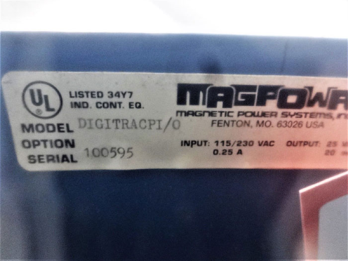 Magnetic Power Systems Magpowr Digitrac Digital Tension Readout & Control 3C118