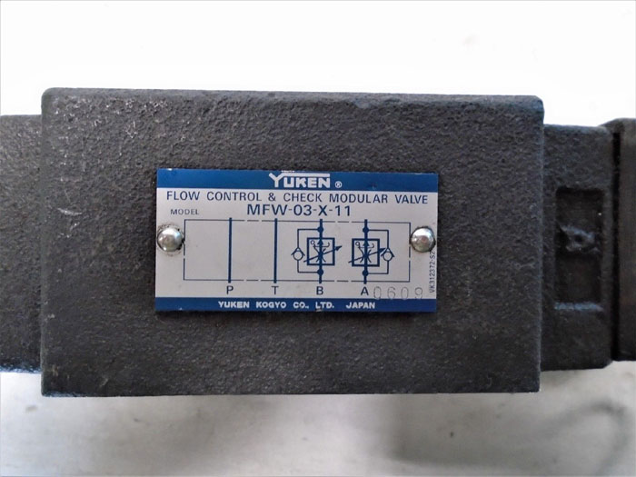 Yuken Flow Control & Check Modular Valve MFW-03-X-11